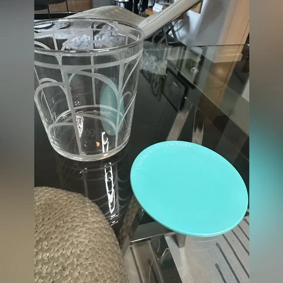 Tiffany & Co glass jar with lid - Picture 3 of 7